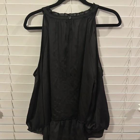 I.N.C. International Concepts Black Embroidered Women's Top Size L (USED) - Picture 4 of 7